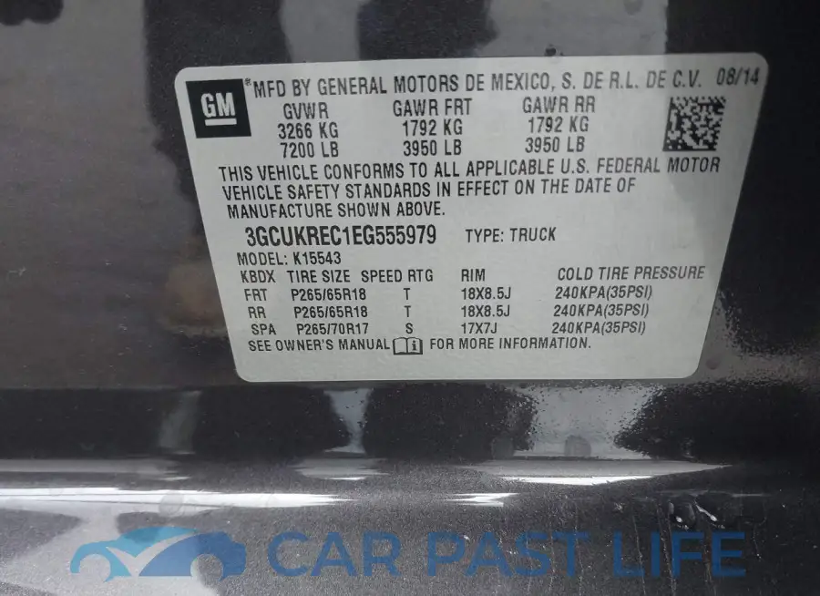 3GCUKREC1EG555979# 9