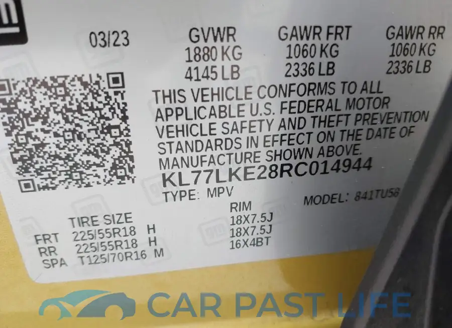 KL77LKE28RC014944# 9