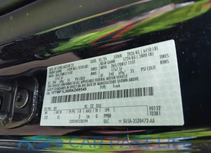 1FTMF1L56RKD09549# 9