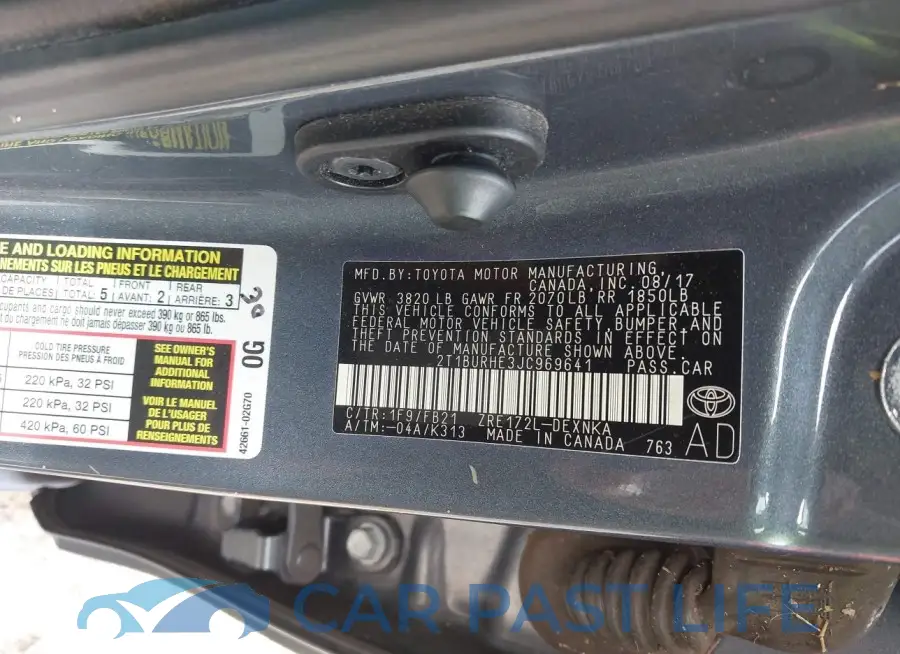 2T1BURHE3JC969641# 9