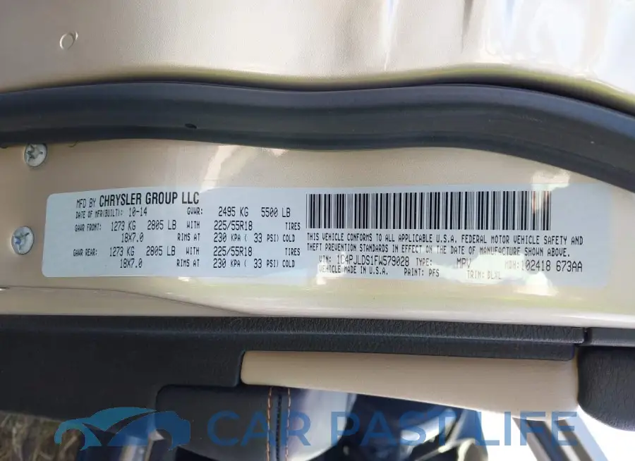 1C4PJLDS1FW579028# 9