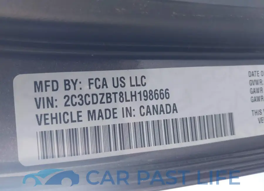 2C3CDZBT8LH198666# 9
