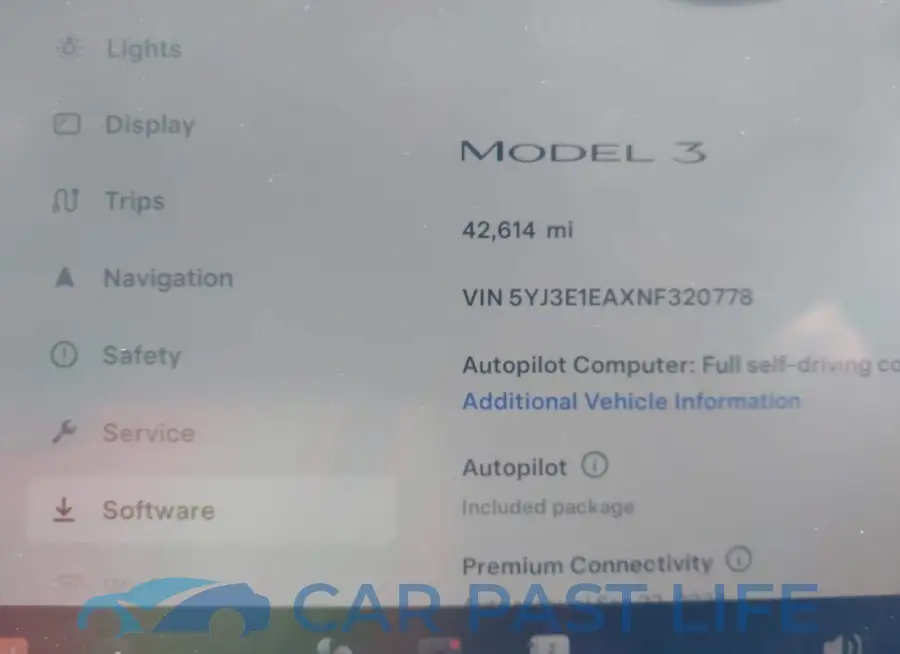 5YJ3E1EAXNF320778# 7