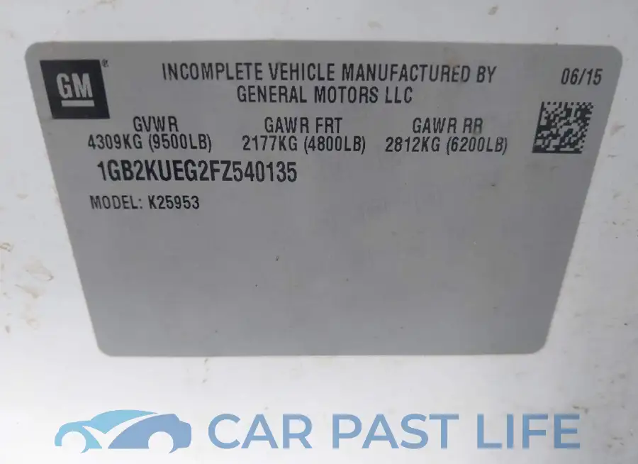 1GB2KUEG2FZ540135# 9