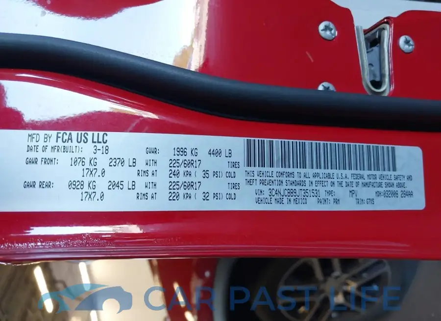 3C4NJCBB9JT351531# 9