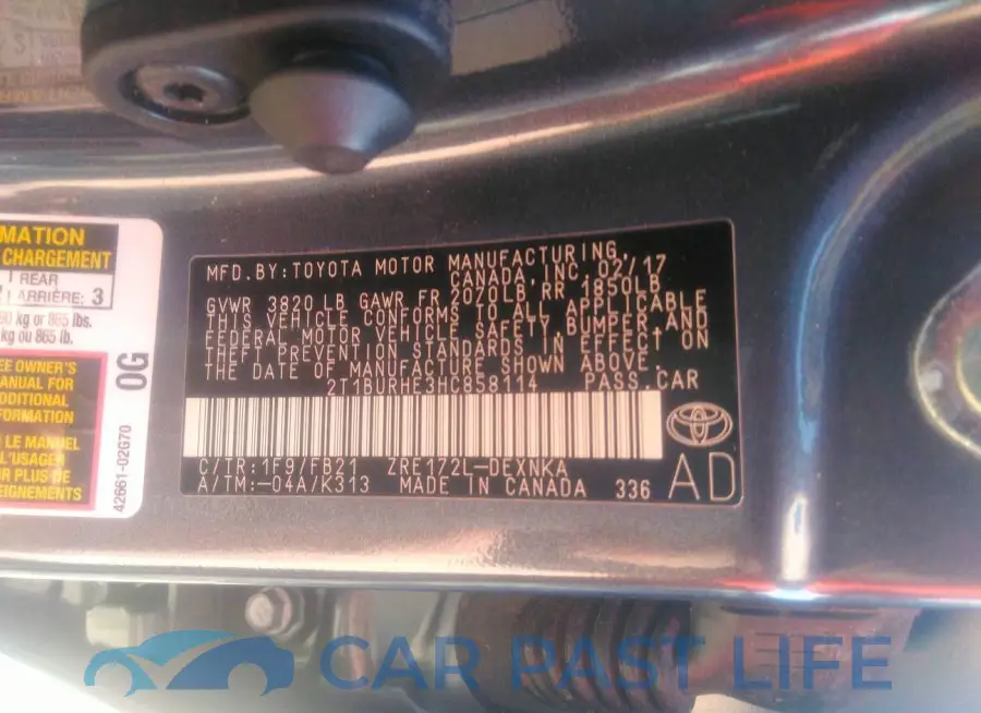2T1BURHE3HC858114# 9