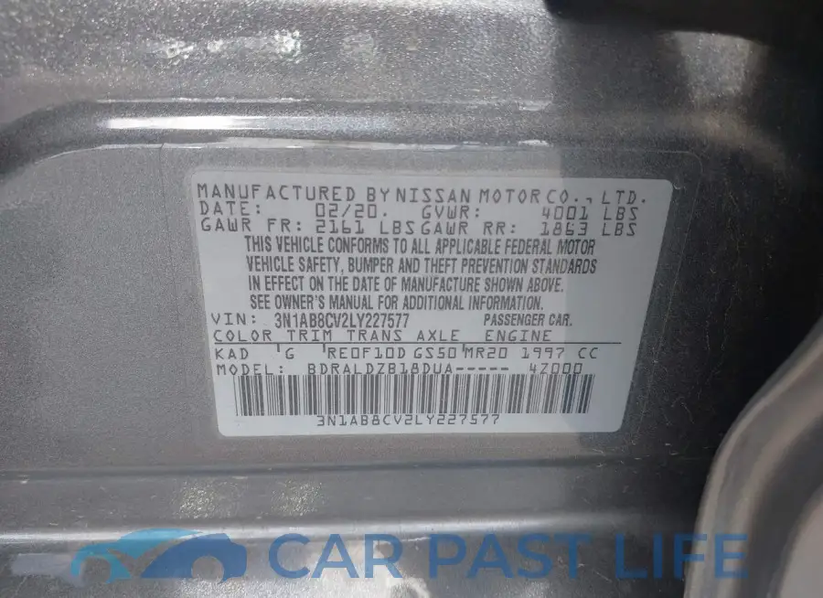3N1AB8CV2LY227577# 9