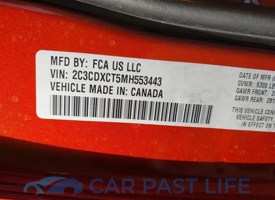 2C3CDXCT5MH553443# 9