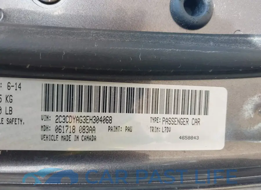 2C3CDYAG3EH304068# 9
