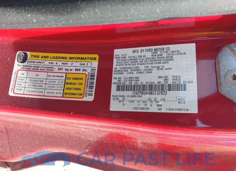 1FATP8UH4M5137822# 9