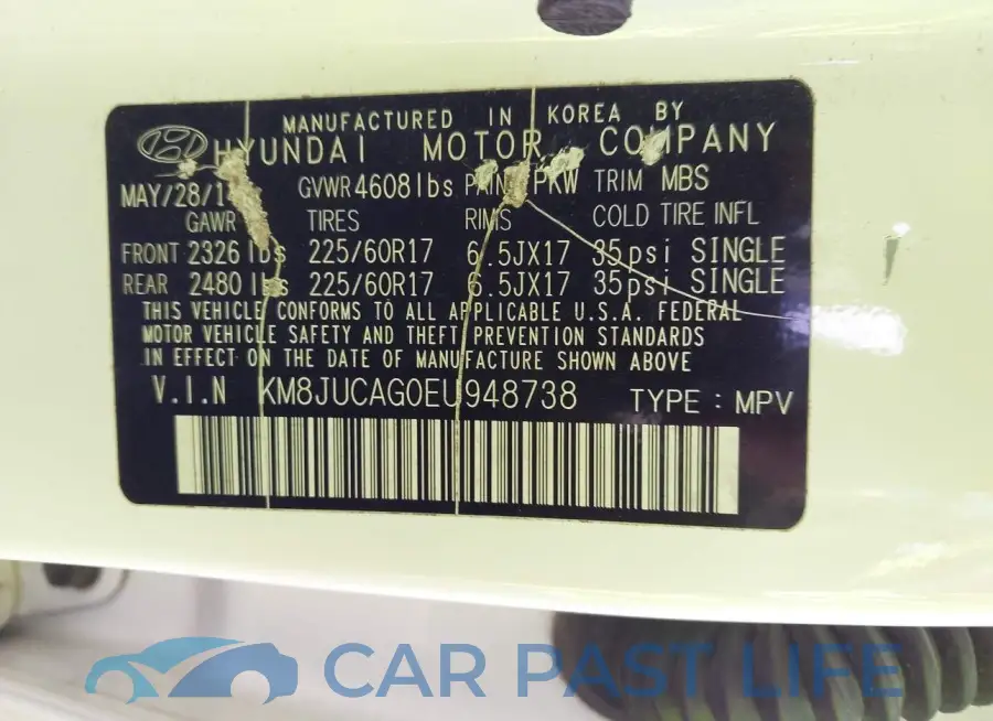 KM8JUCAG0EU948738# 9