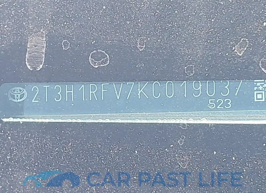 2T3H1RFV7KC019037# 18