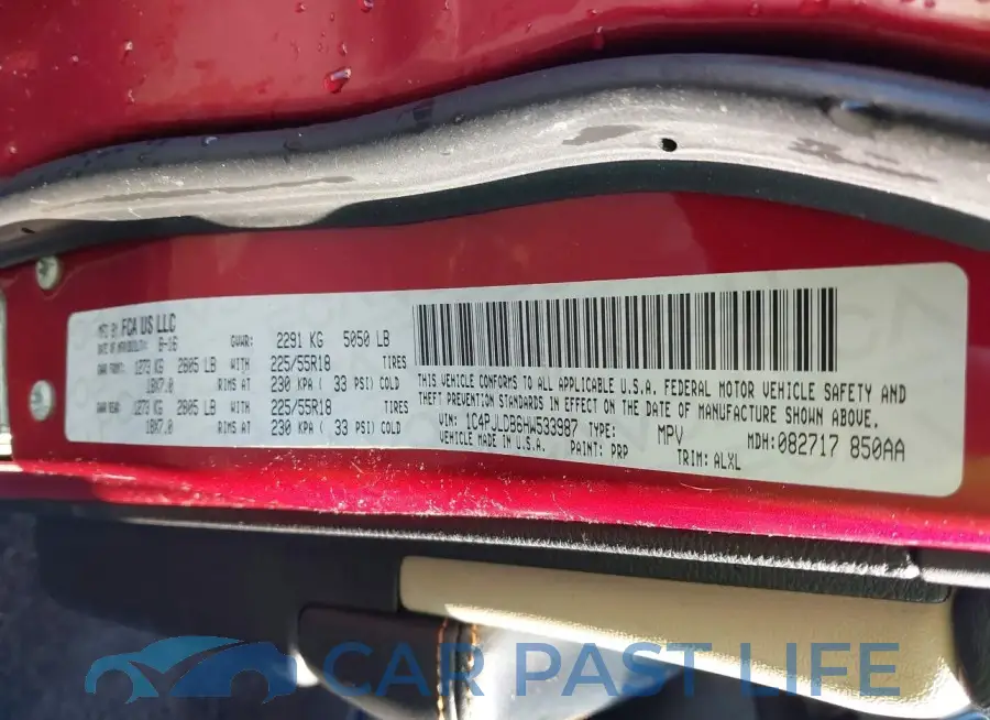 1C4PJLDB6HW533987# 9