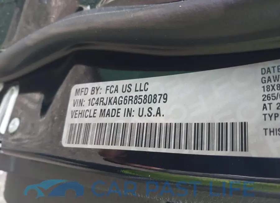 1C4RJKAG6R8580879# 9