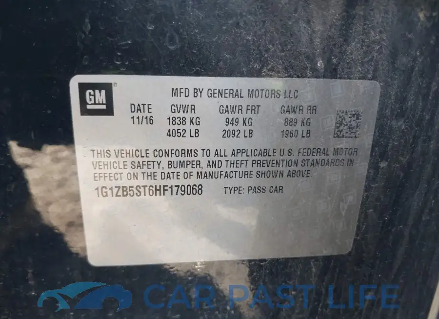1G1ZB5ST6HF179068# 9