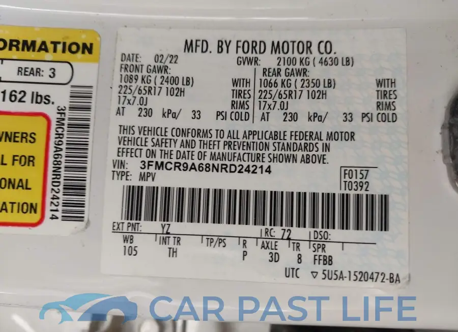 3FMCR9A68NRD24214# 9