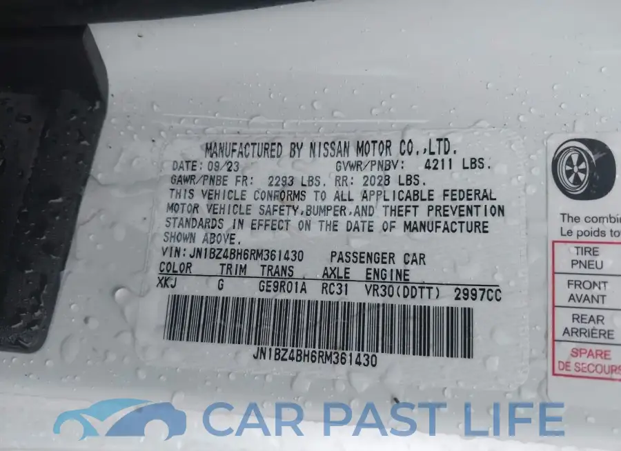 JN1BZ4BH6RM361430# 9