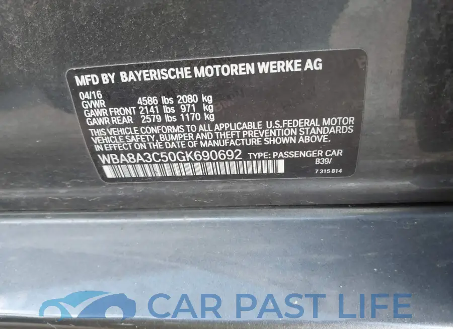 WBA8A3C50GK690692# 9