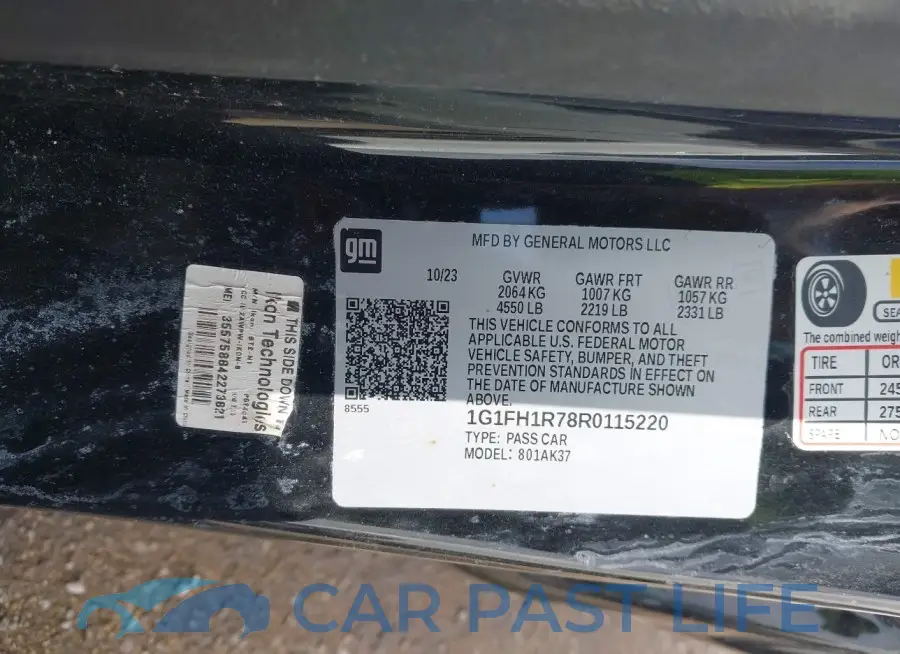 1G1FH1R78R0115220# 9