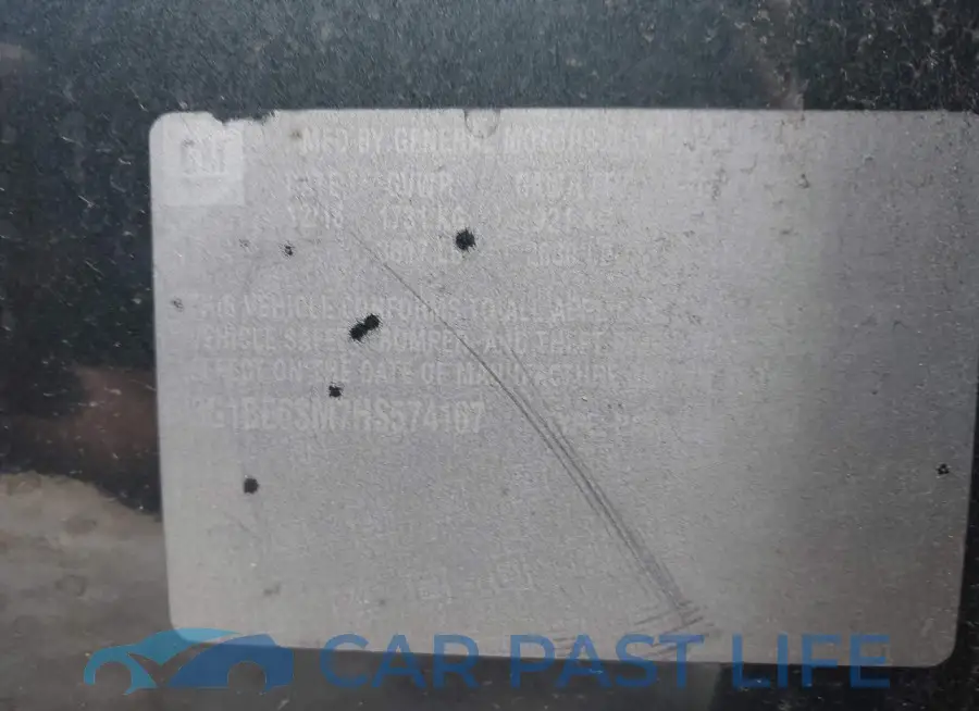 3G1BE6SM7HS574167# 9