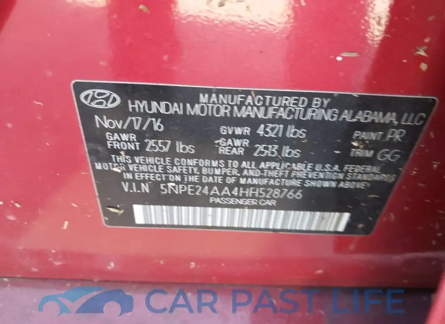 5NPE24AA4HH528766# 9