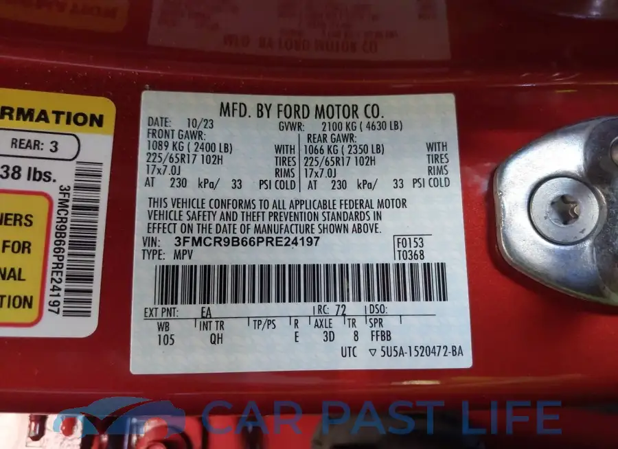 3FMCR9B66PRE24197# 9