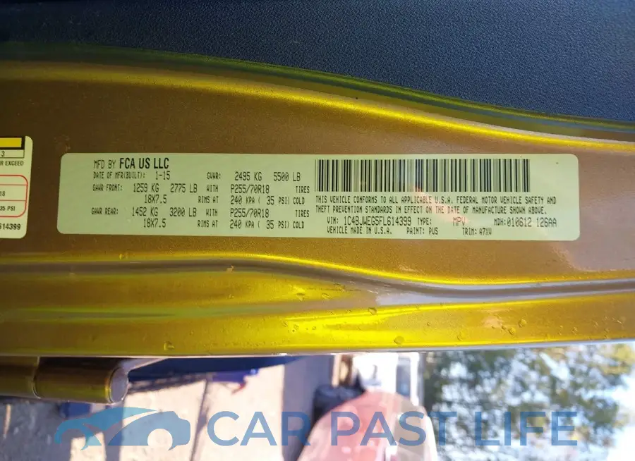 1C4BJWEG5FL614399# 9