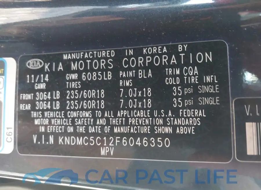 KNDMC5C12F6046350# 9