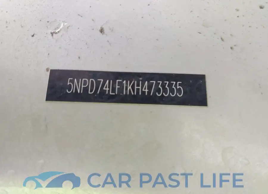 5NPD74LF1KH473335# 9