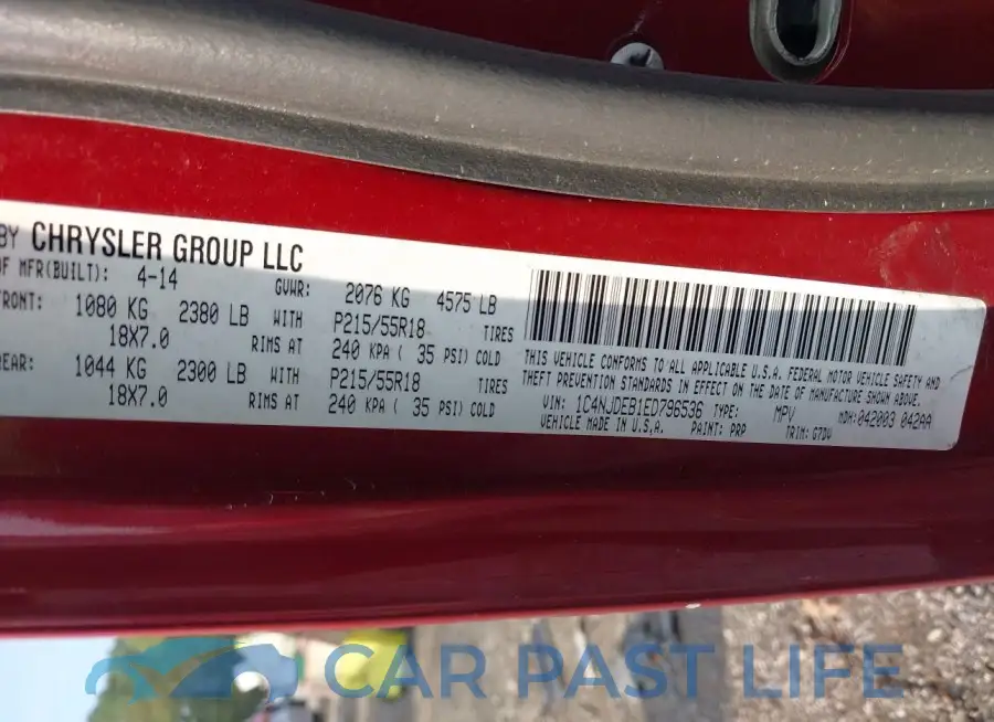 1C4NJDEB1ED796536# 9