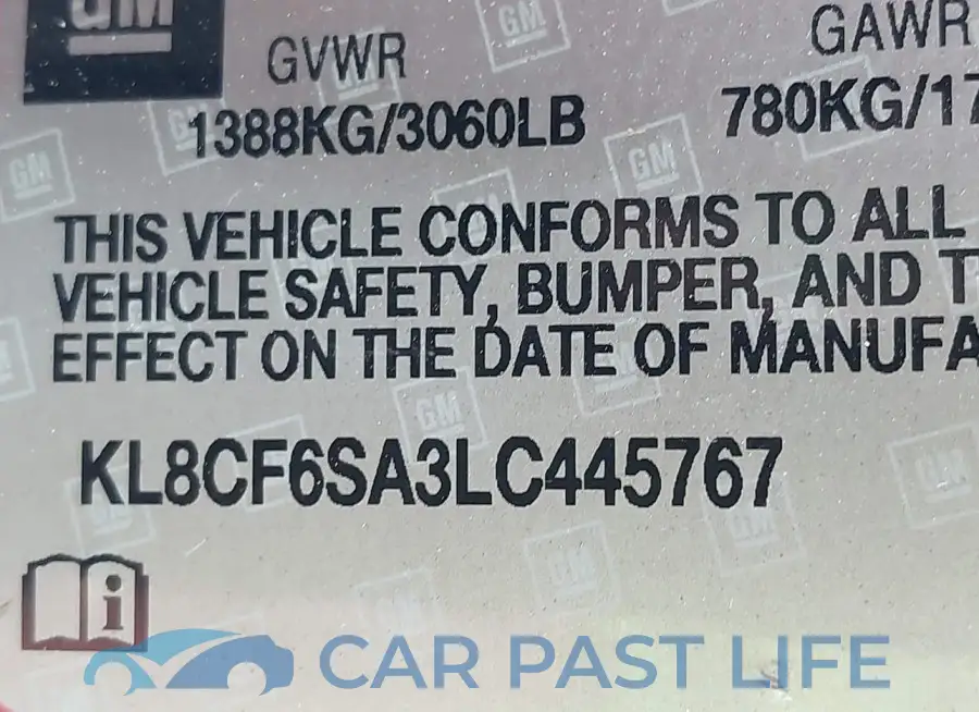 KL8CF6SA3LC445767# 9