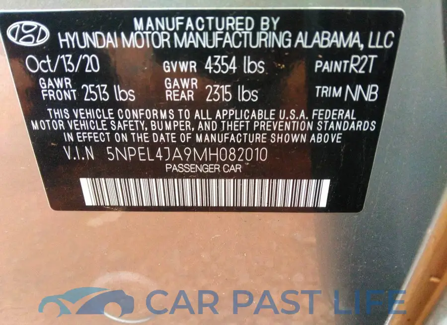 5NPEL4JA9MH082010# 9