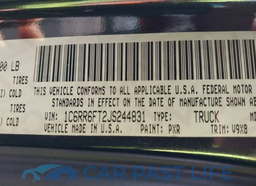1C6RR6FT2JS244831# 9