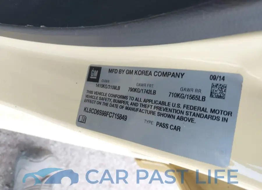 KL8CD6S98FC715849# 9