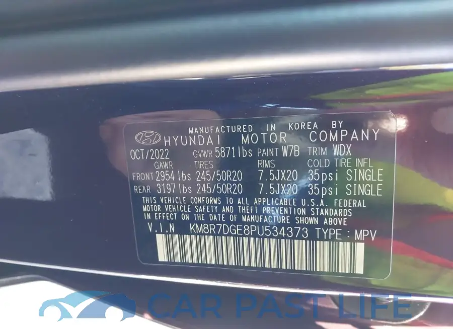 KM8R7DGE8PU534373# 9