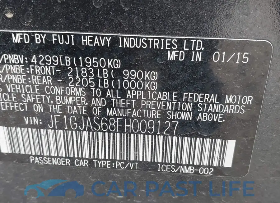JF1GJAS68FH009127# 9