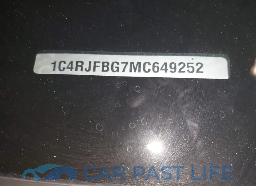1C4RJFBG7MC649252# 17