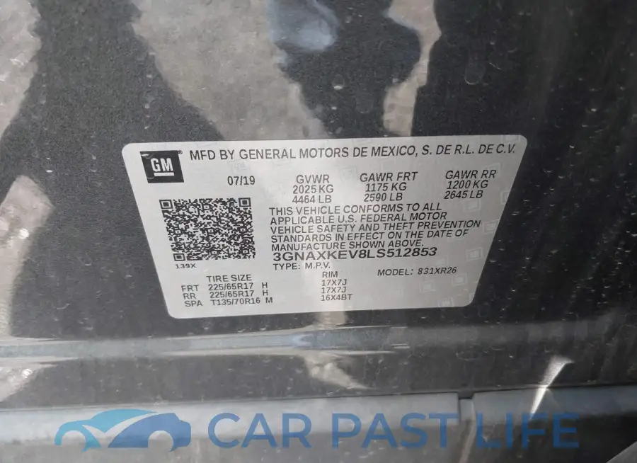 3GNAXKEV8LS512853# 9