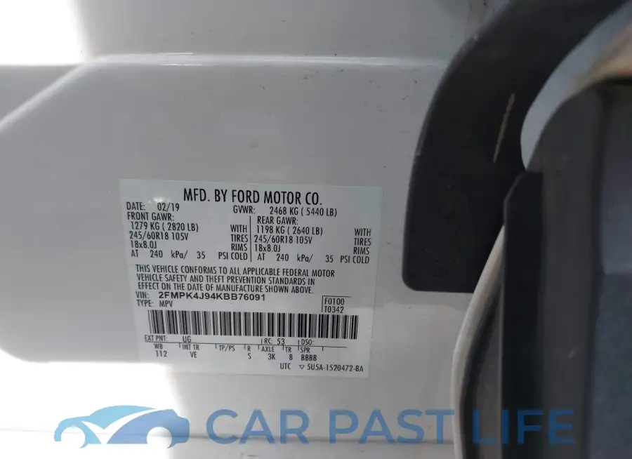 2FMPK4J94KBB76091# 9