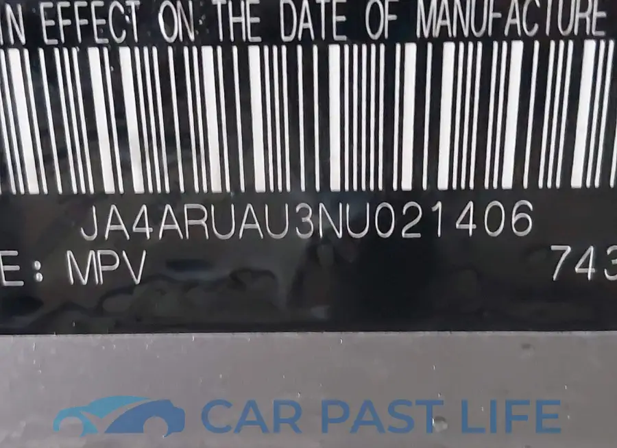 JA4ARUAU3NU021406# 9