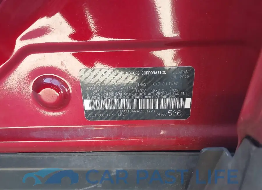 JA4AT5AA3KZ004729# 9
