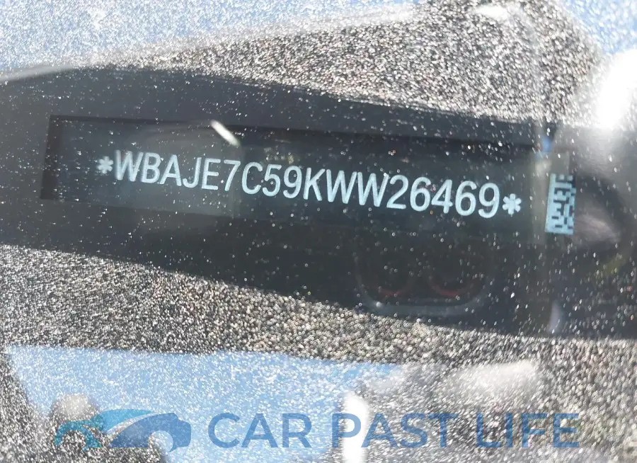 WBAJE7C59KWW26469# 9