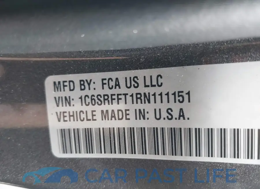 1C6SRFFT1RN111151# 9