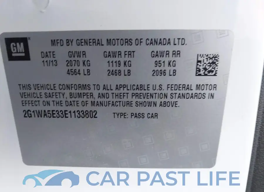 2G1WA5E33E1133802# 9