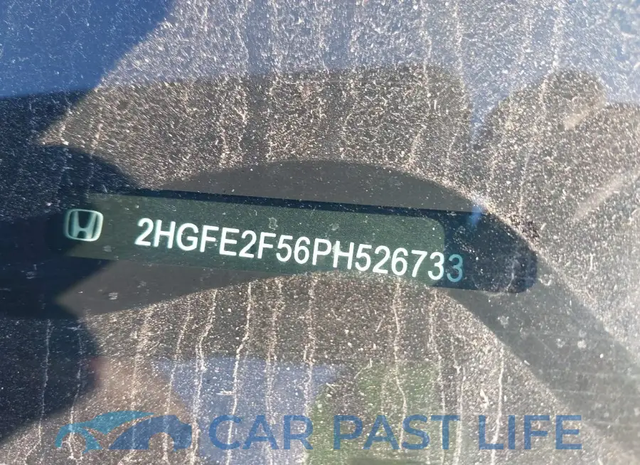 2HGFE2F56PH526733# 9