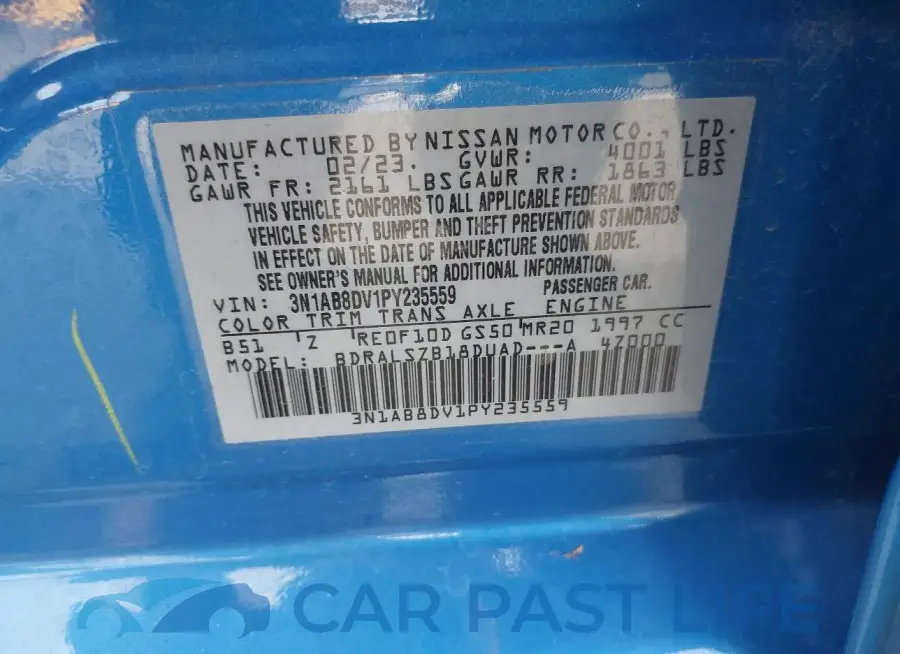 3N1AB8DV1PY235559# 9