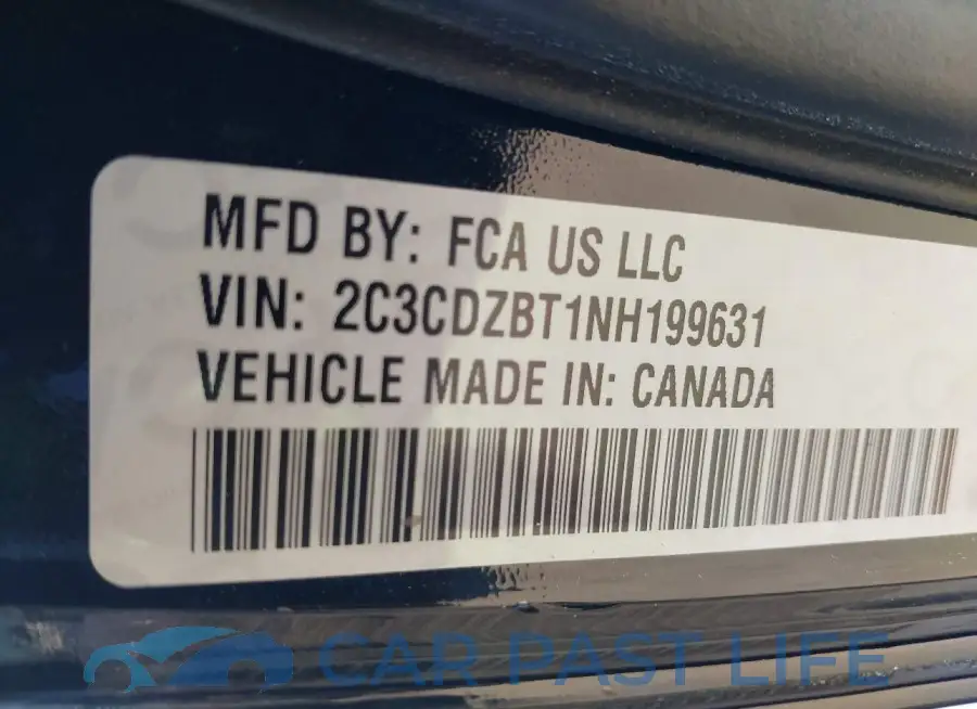 2C3CDZBT1NH199631# 9