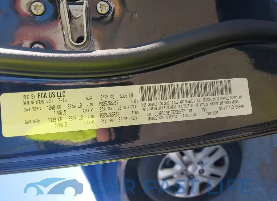 3C4PDCAB1GT239977# 9