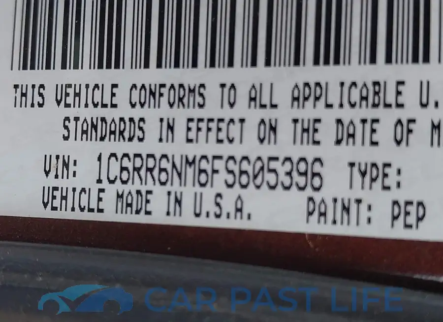 1C6RR6NM6FS605396# 9