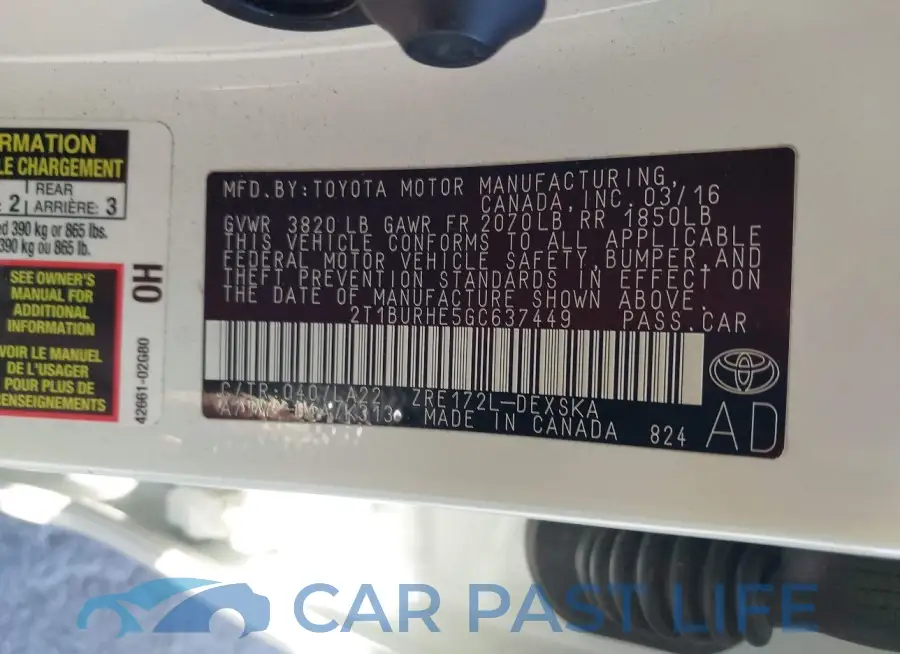 2T1BURHE5GC637449# 9
